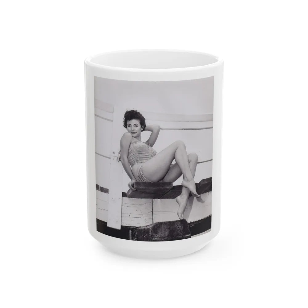 Rita Moreno #39 (Vintage Female Icon) White Coffee Mug-15oz-Go Mug Yourself