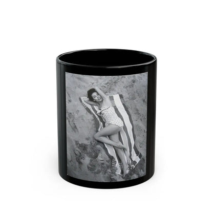 Rita Moreno #42 (Vintage Female Icon) Black Coffee Mug-11oz-Go Mug Yourself