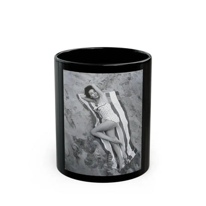 Rita Moreno #42 (Vintage Female Icon) Black Coffee Mug 11oz - Go Mug Yourself