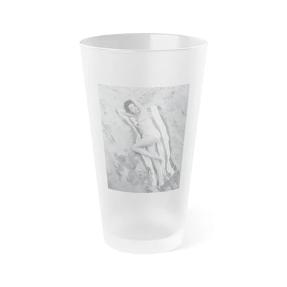 Rita Moreno #42 (Vintage Female Icon) Frosted Pint Glass 16oz-16oz-Frosted-Go Mug Yourself