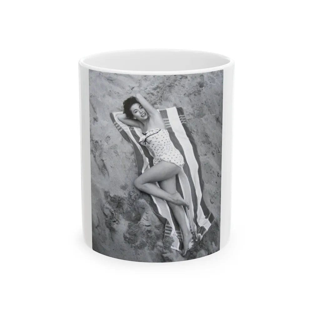 Rita Moreno #42 (Vintage Female Icon) White Coffee Mug-11oz-Go Mug Yourself