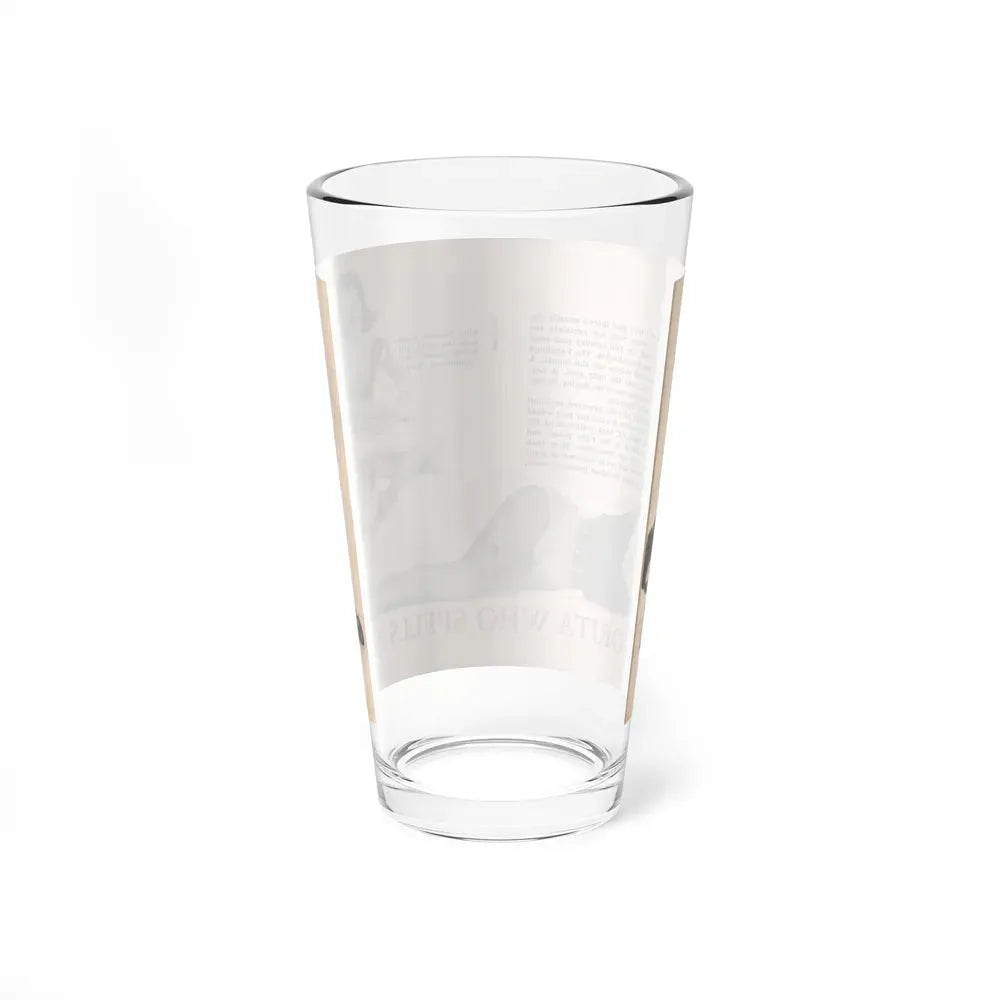 Rita Moreno #44 (Vintage Female Icon) Pint Glass 16oz - Go Mug Yourself