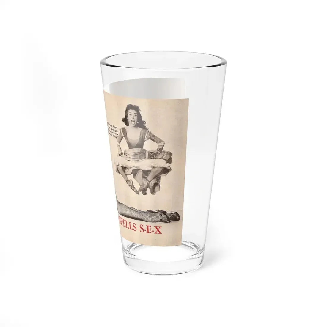 Rita Moreno #44 (Vintage Female Icon) Pint Glass 16oz - Go Mug Yourself