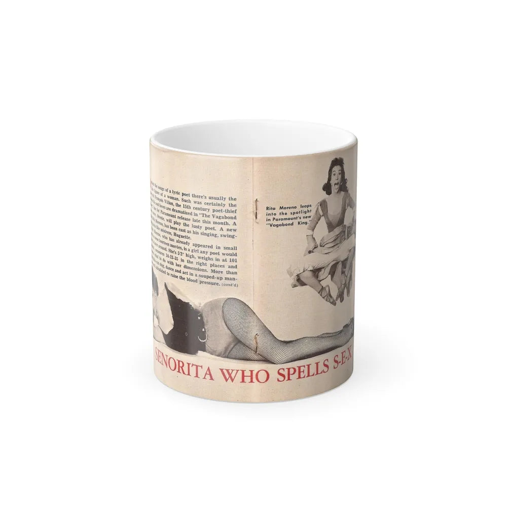 Rita Moreno #44 (Vintage Female Icons) Color Changing Mug 11oz-11oz-Go Mug Yourself