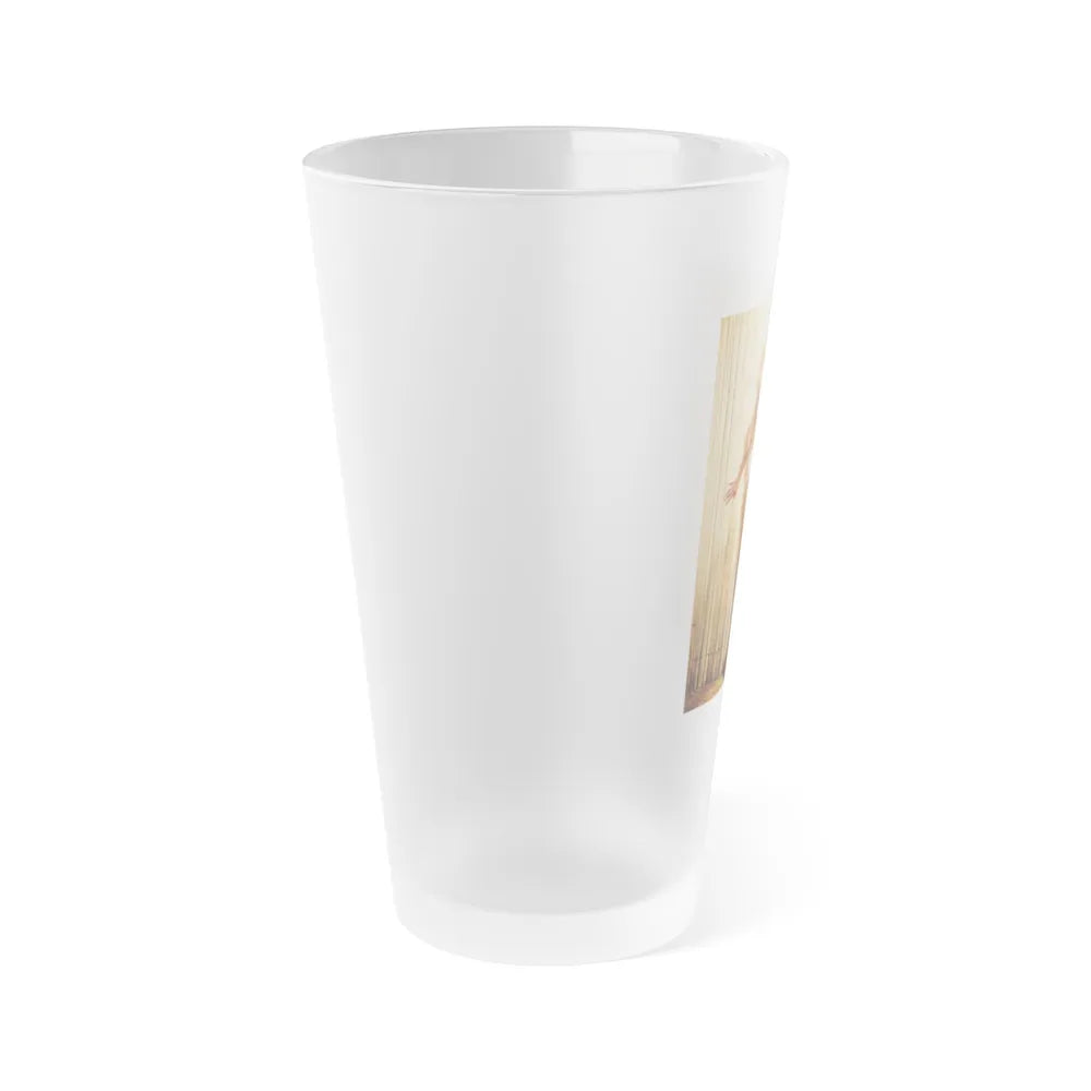 Rita Moreno #46 (Vintage Female Icon) Frosted Pint Glass 16oz-Go Mug Yourself