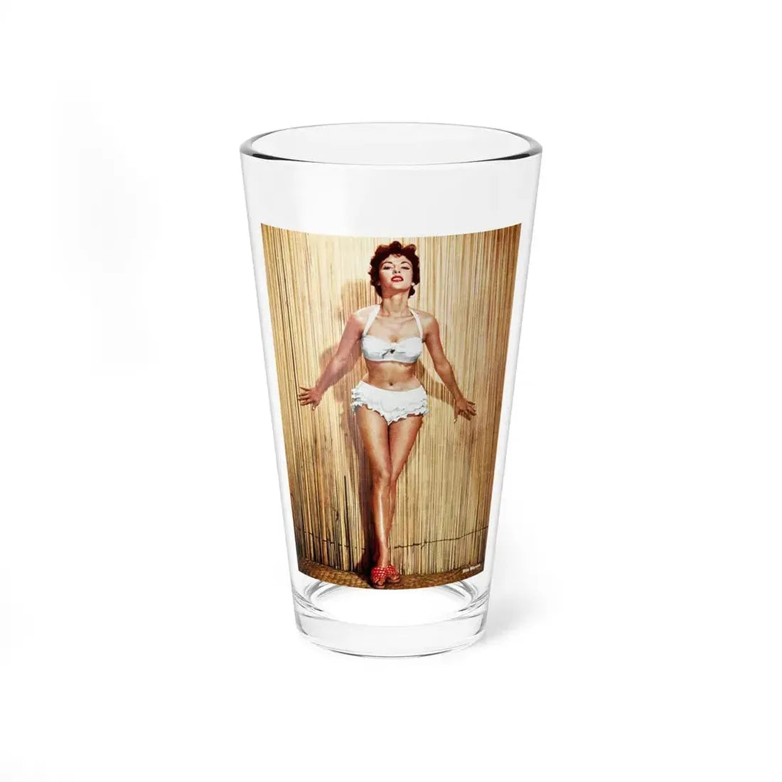 Rita Moreno #46 (Vintage Female Icon) Pint Glass 16oz 16oz - Go Mug Yourself