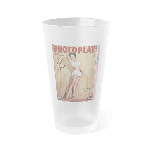 Rita Moreno #47 (Vintage Female Icon) Frosted Pint Glass 16oz-16oz-Frosted-Go Mug Yourself
