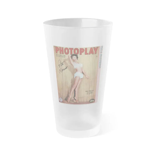 Rita Moreno #47 (Vintage Female Icon) Frosted Pint Glass 16oz 16oz Frosted - Go Mug Yourself