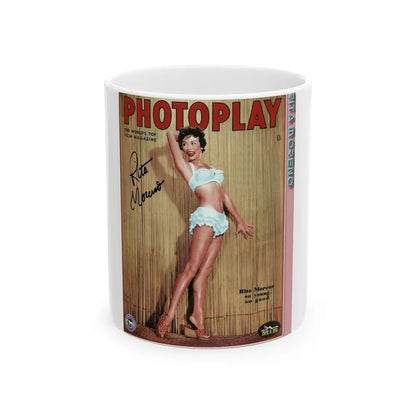 Rita Moreno #47 (Vintage Female Icon) White Coffee Mug-11oz-Go Mug Yourself