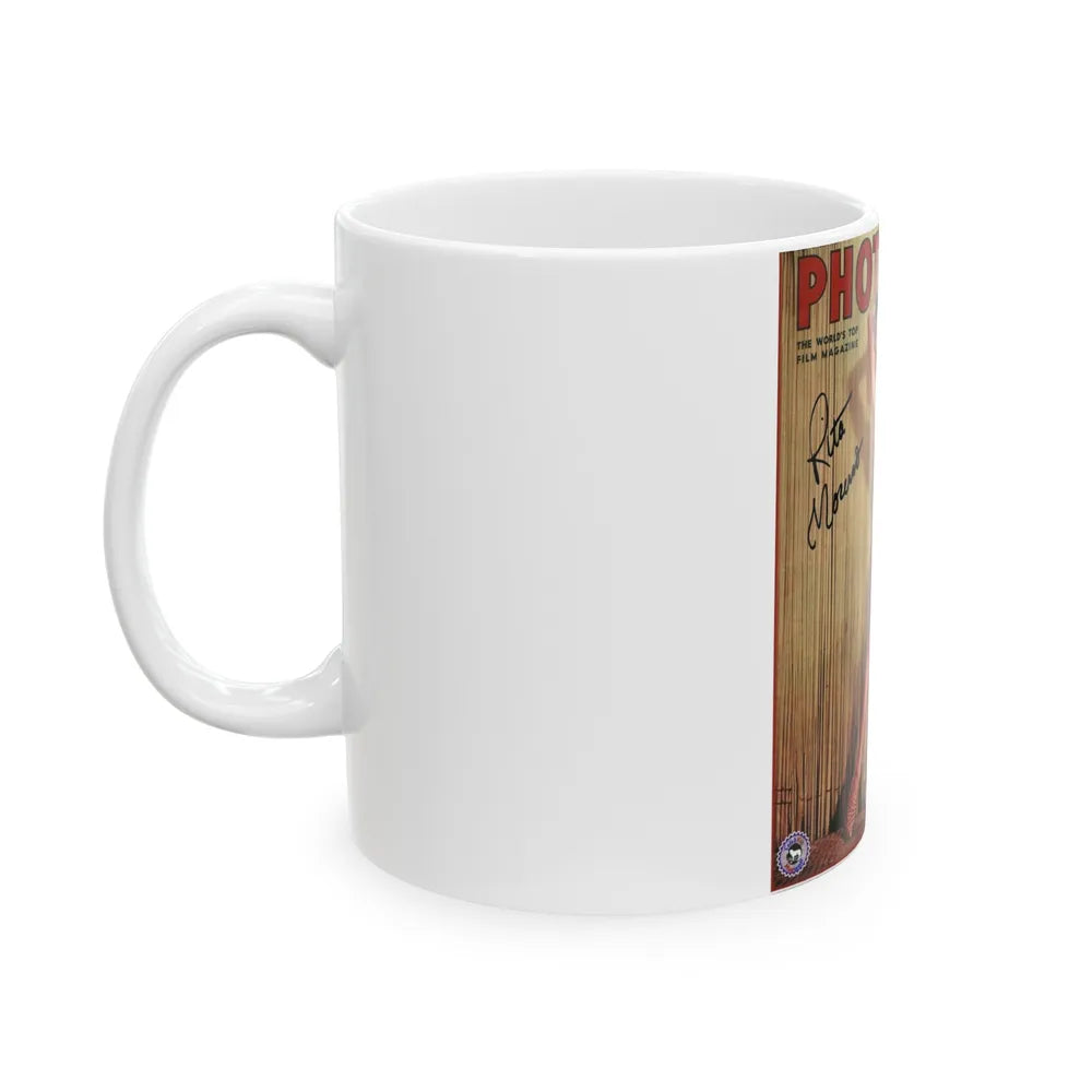 Rita Moreno #47 (Vintage Female Icon) White Coffee Mug-Go Mug Yourself