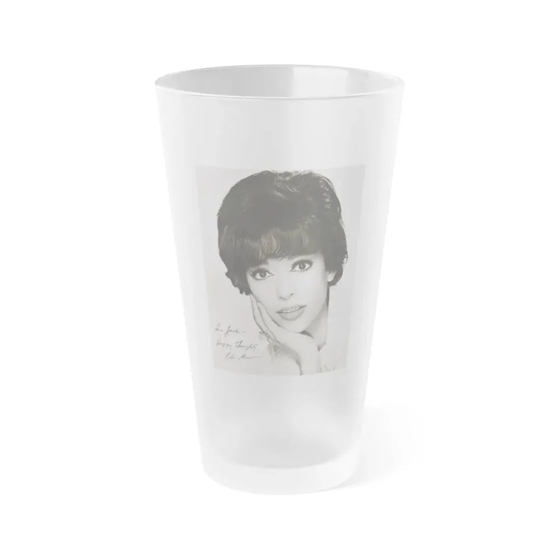 Rita Moreno #56 (Vintage Female Icon) Frosted Pint Glass 16oz 16oz Frosted - Go Mug Yourself