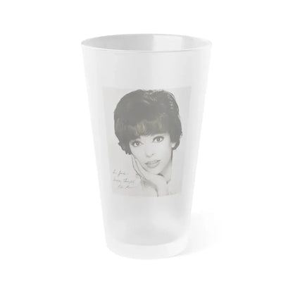 Rita Moreno #56 (Vintage Female Icon) Frosted Pint Glass 16oz 16oz Frosted - Go Mug Yourself