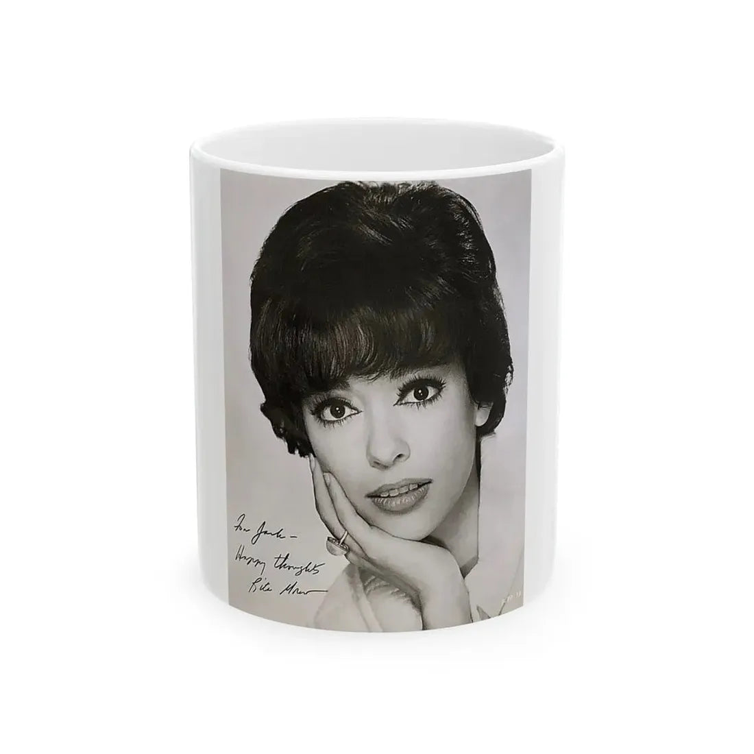 Rita Moreno #56 (Vintage Female Icon) White Coffee Mug 11oz - Go Mug Yourself