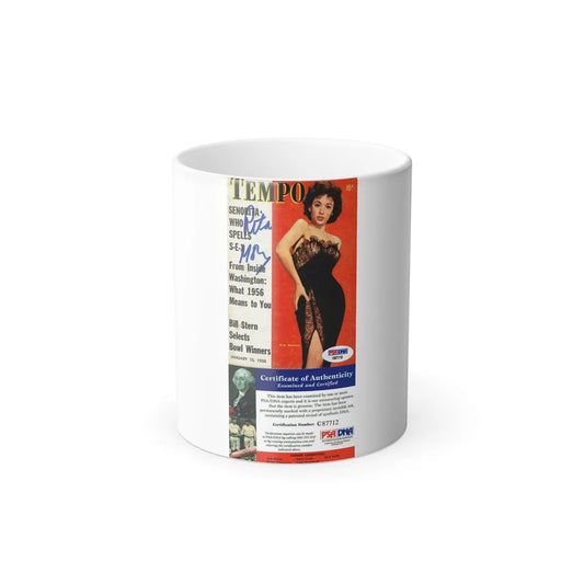 Rita Moreno #59 (Vintage Female Icons) Color Changing Mug 11oz-11oz-Go Mug Yourself