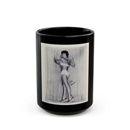 Rita Moreno #60 (Vintage Female Icon) Black Coffee Mug-15oz-Go Mug Yourself