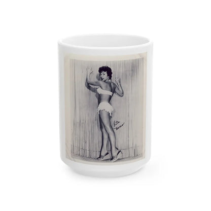 Rita Moreno #60 (Vintage Female Icon) White Coffee Mug-15oz-Go Mug Yourself
