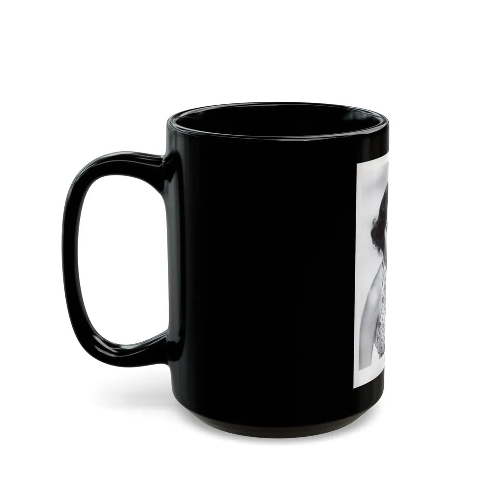 Rita Moreno #61 (Vintage Female Icon) Black Coffee Mug-Go Mug Yourself