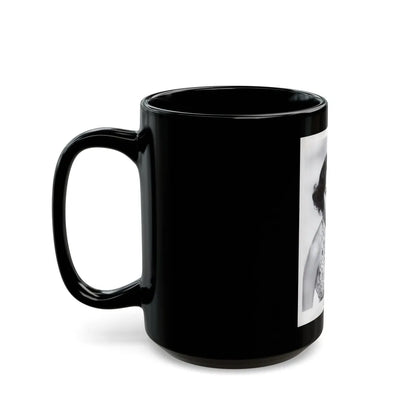 Rita Moreno #61 (Vintage Female Icon) Black Coffee Mug-Go Mug Yourself