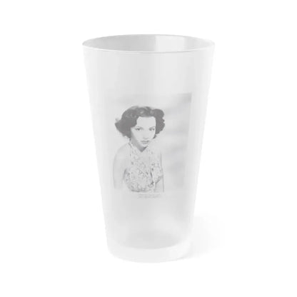 Rita Moreno #61 (Vintage Female Icon) Frosted Pint Glass 16oz 16oz Frosted - Go Mug Yourself