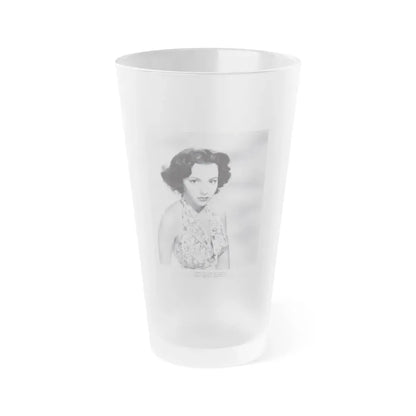 Rita Moreno #61 (Vintage Female Icon) Frosted Pint Glass 16oz 16oz Frosted - Go Mug Yourself