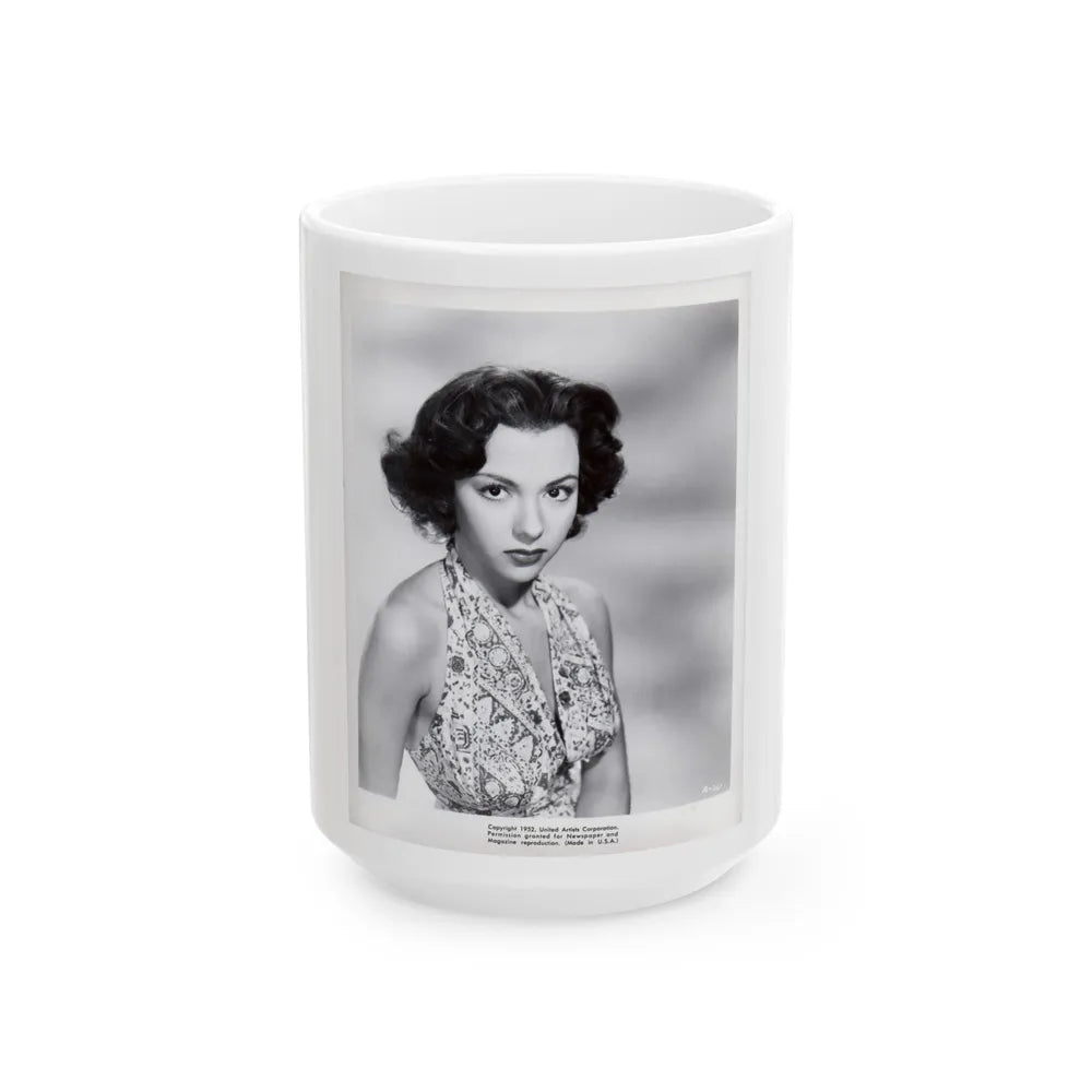 Rita Moreno #61 (Vintage Female Icon) White Coffee Mug-15oz-Go Mug Yourself