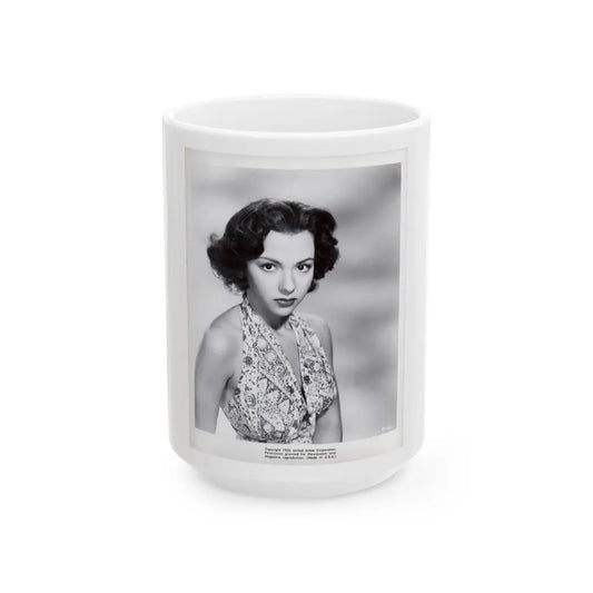 Rita Moreno #61 (Vintage Female Icon) White Coffee Mug-15oz-Go Mug Yourself