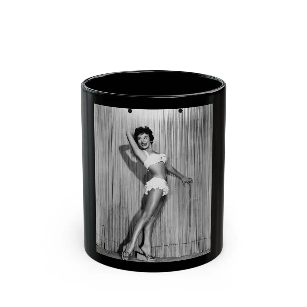 Rita Moreno #62 (Vintage Female Icon) Black Coffee Mug-11oz-Go Mug Yourself