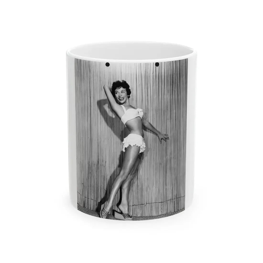 Rita Moreno #62 (Vintage Female Icon) White Coffee Mug 11oz - Go Mug Yourself
