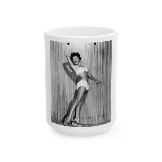 Rita Moreno #62 (Vintage Female Icon) White Coffee Mug 15oz - Go Mug Yourself