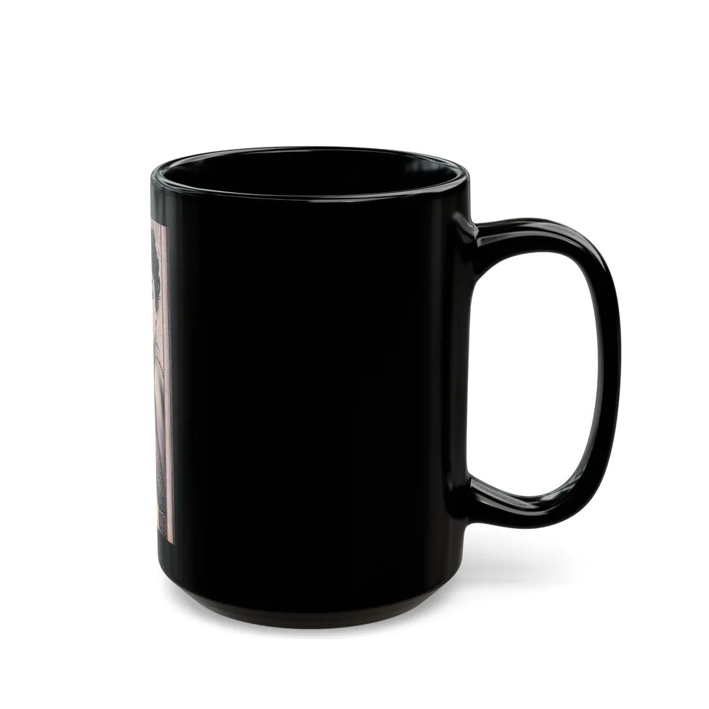 Rita Moreno #63 (Vintage Female Icon) Black Coffee Mug-Go Mug Yourself