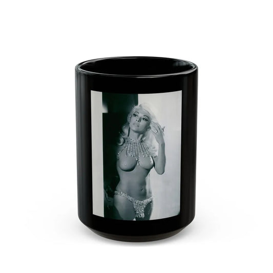 Rita Moreno #64 (Vintage Female Icon) Black Coffee Mug-15oz-Go Mug Yourself