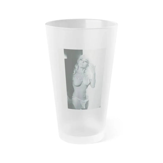 Rita Moreno #64 (Vintage Female Icon) Frosted Pint Glass 16oz 16oz Frosted - Go Mug Yourself