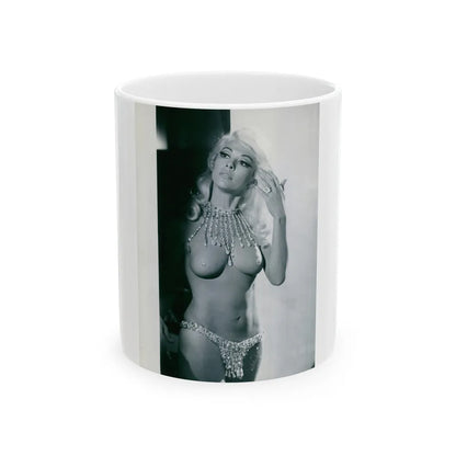 Rita Moreno #64 (Vintage Female Icon) White Coffee Mug-11oz-Go Mug Yourself