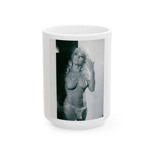 Rita Moreno #64 (Vintage Female Icon) White Coffee Mug-15oz-Go Mug Yourself