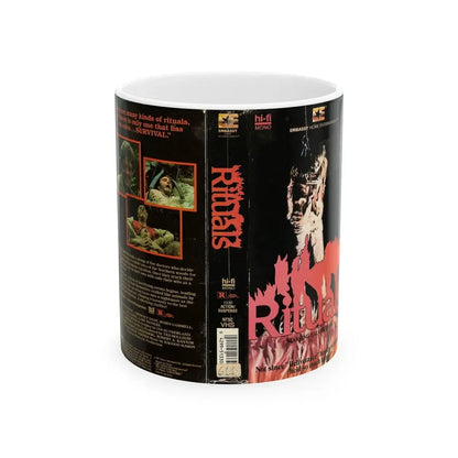 RITUALS (VHS COVER) - White Coffee Mug 11oz - Go Mug Yourself