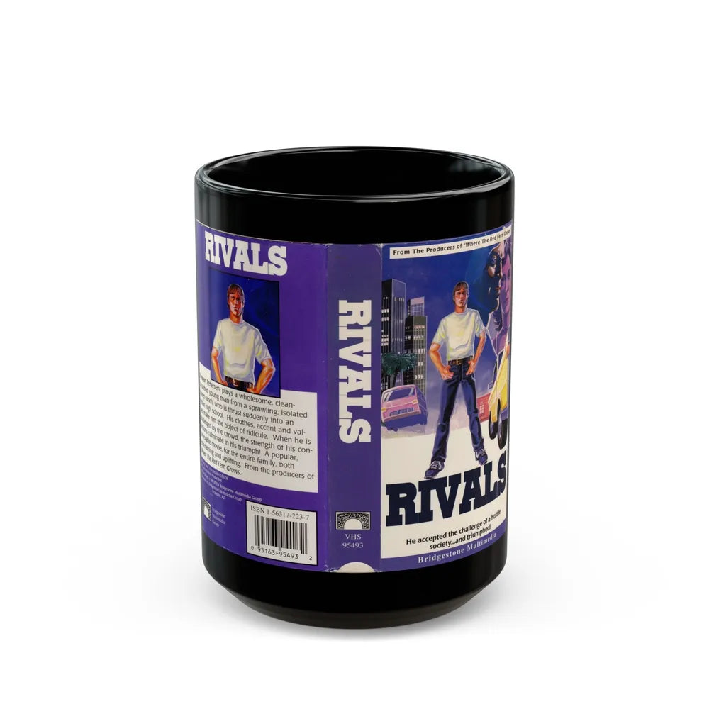 RIVALS BRIDGESTONE MULTIMEDIA (VHS COVER) - Black Coffee Mug-15oz-Go Mug Yourself