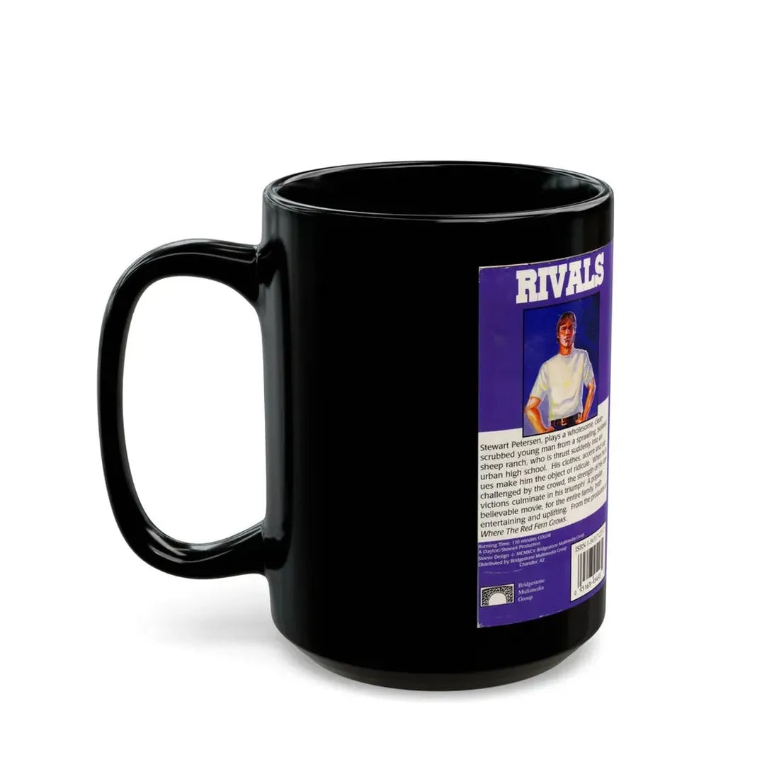 RIVALS BRIDGESTONE MULTIMEDIA (VHS COVER) - Black Coffee Mug - Go Mug Yourself