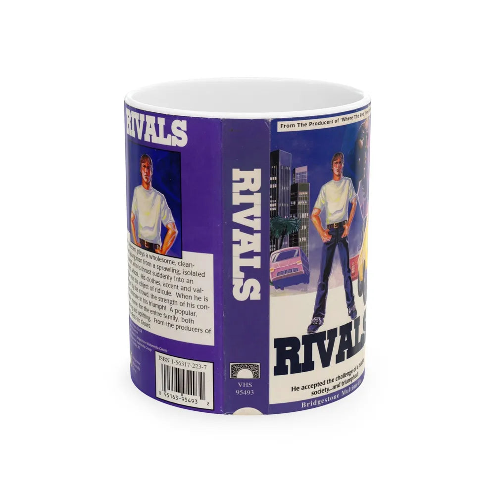 RIVALS BRIDGESTONE MULTIMEDIA (VHS COVER) - White Coffee Mug-11oz-Go Mug Yourself