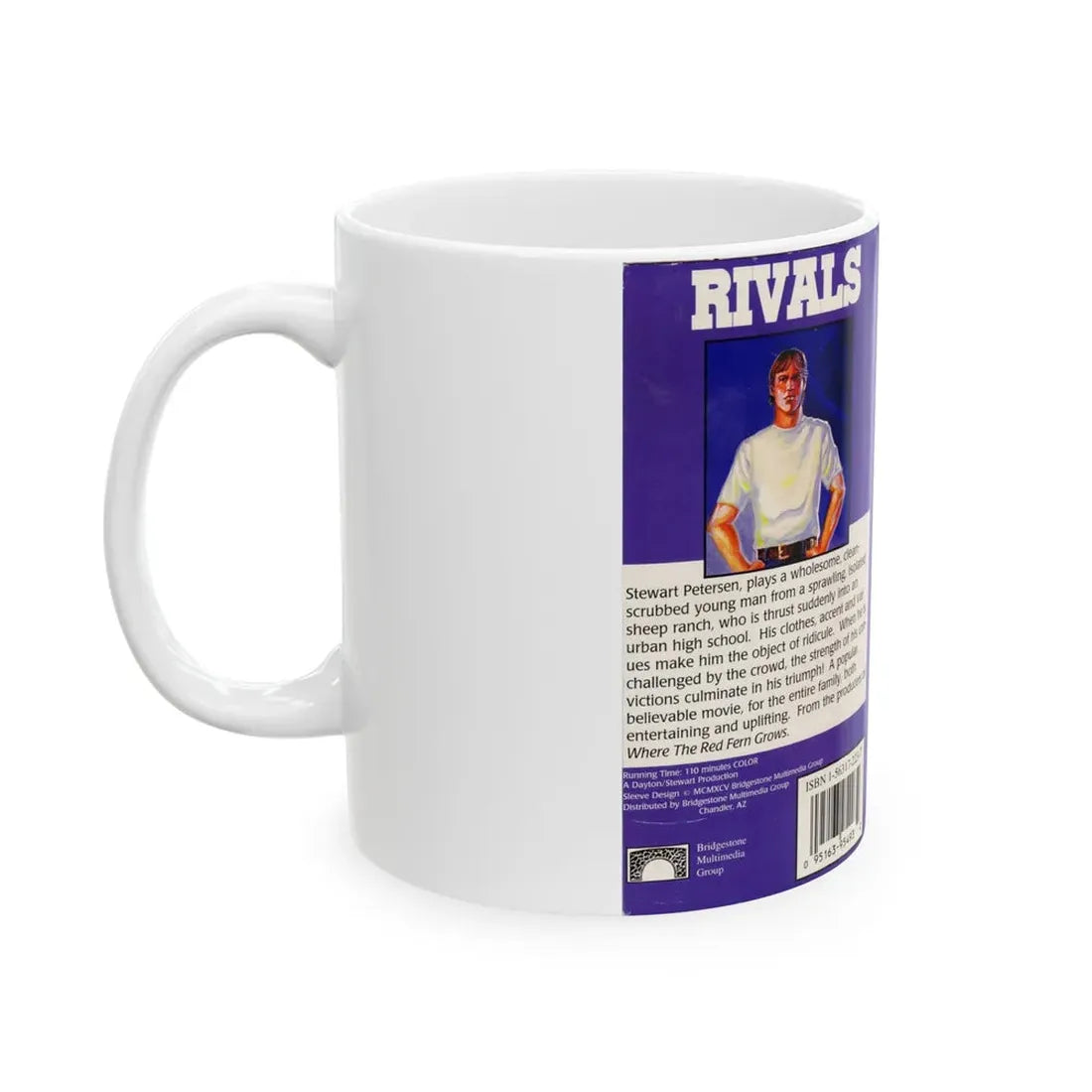 RIVALS BRIDGESTONE MULTIMEDIA (VHS COVER) - White Coffee Mug - Go Mug Yourself