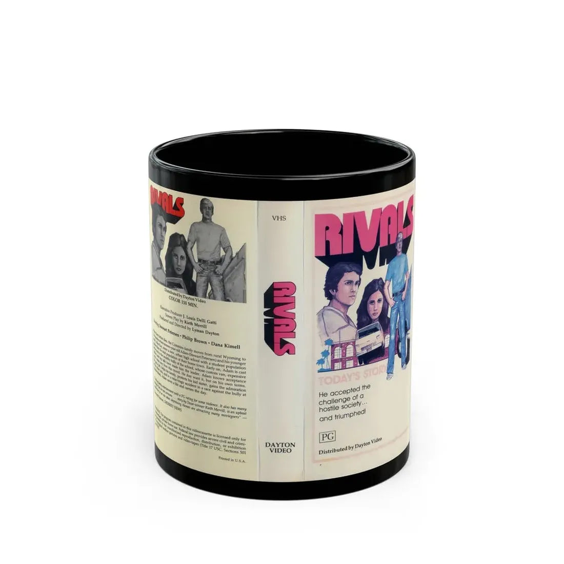 RIVALS (VHS COVER) - Black Coffee Mug 11oz - Go Mug Yourself