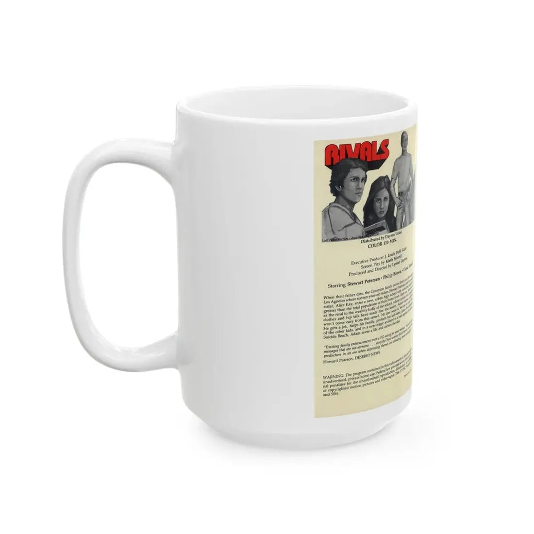 RIVALS (VHS COVER) - White Coffee Mug - Go Mug Yourself