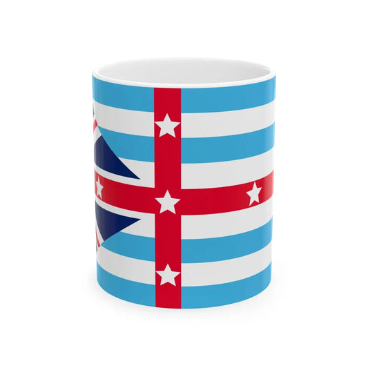 River Eden Flag (Australia) White Coffee Mug 11oz - Go Mug Yourself