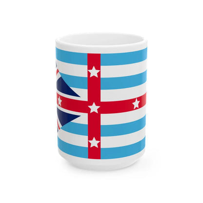 River Eden Flag (Australia) White Coffee Mug 15oz - Go Mug Yourself