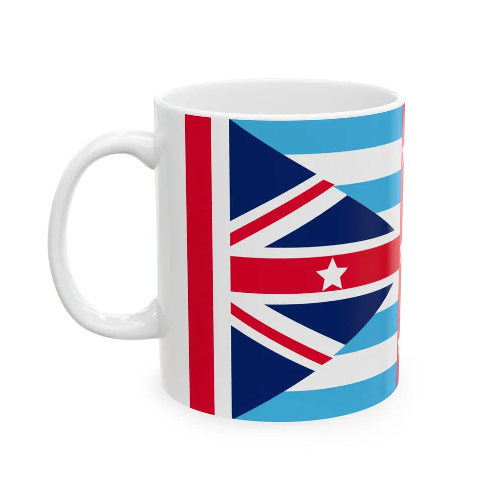 River Eden Flag (Australia) White Coffee Mug - Go Mug Yourself