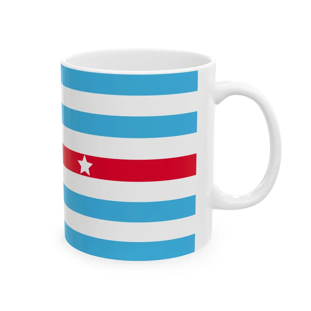 River Eden Flag (Australia) White Coffee Mug - Go Mug Yourself