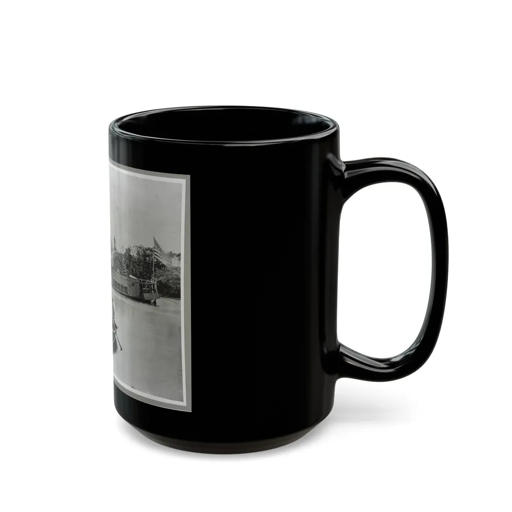 River Gunboat (U.S. Civil War) Black Coffee Mug-Go Mug Yourself