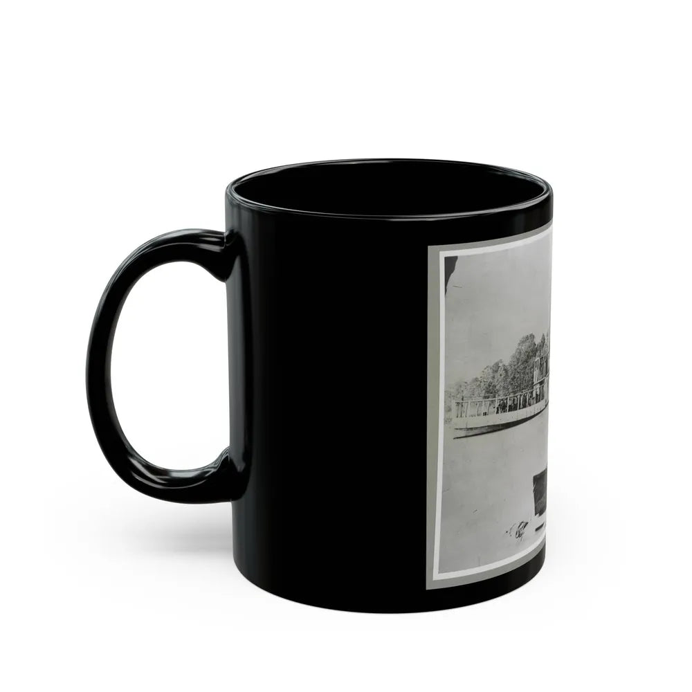 River Gunboat (U.S. Civil War) Black Coffee Mug-Go Mug Yourself