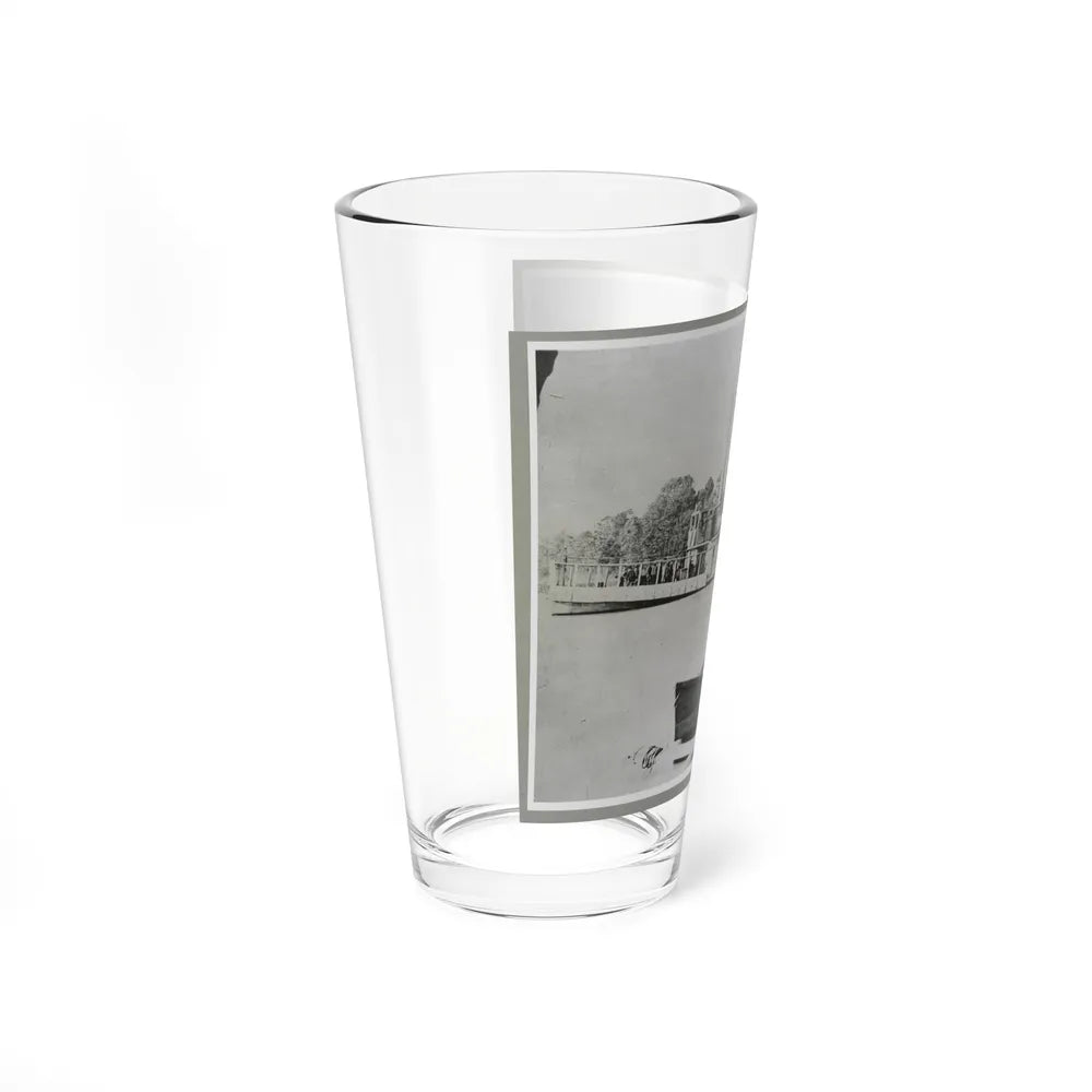 River Gunboat (U.S. Civil War) Pint Glass 16oz-Go Mug Yourself