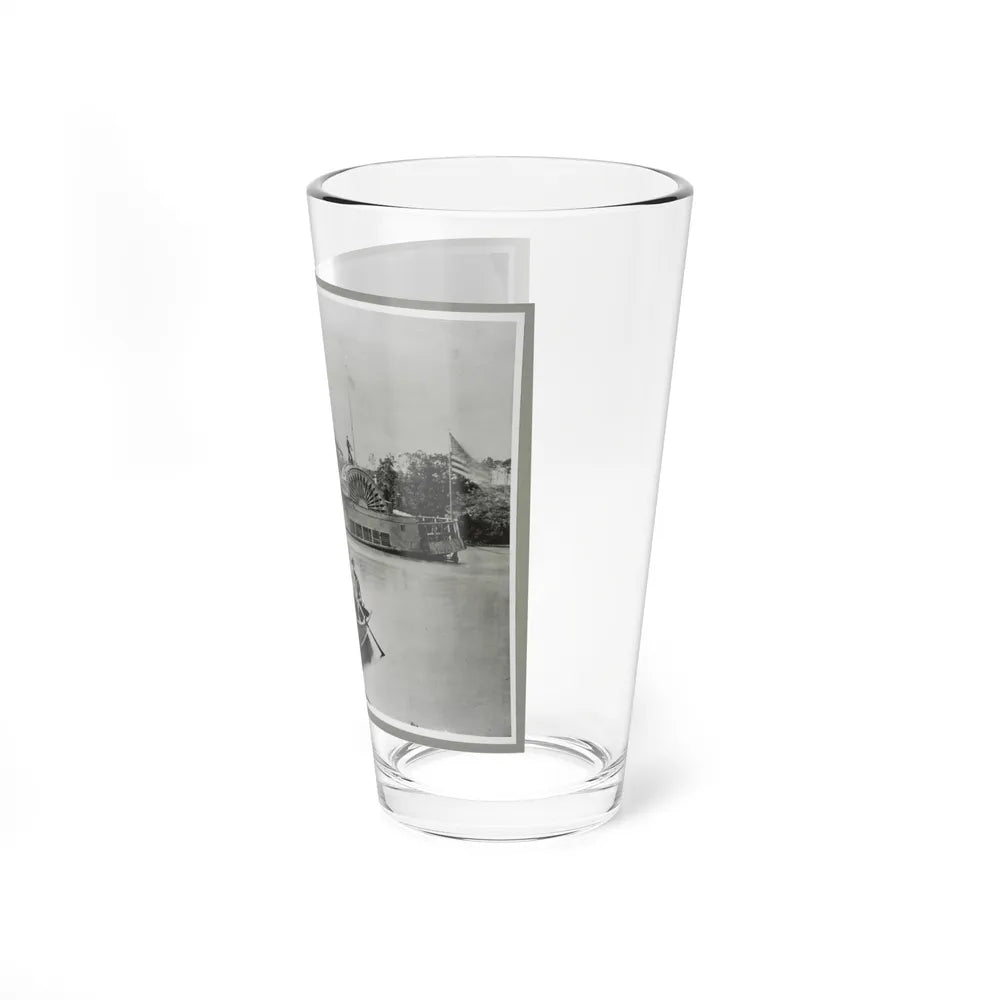 River Gunboat (U.S. Civil War) Pint Glass 16oz-Go Mug Yourself