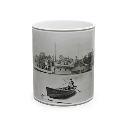 River Gunboat (U.S. Civil War) White Coffee Mug-11oz-Go Mug Yourself